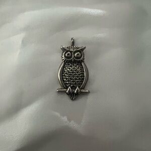 Sterling Silver Owl Pendant